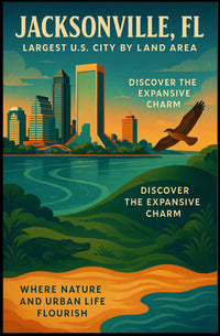 Discover JacksonvilleS Expansive Charm Poster
