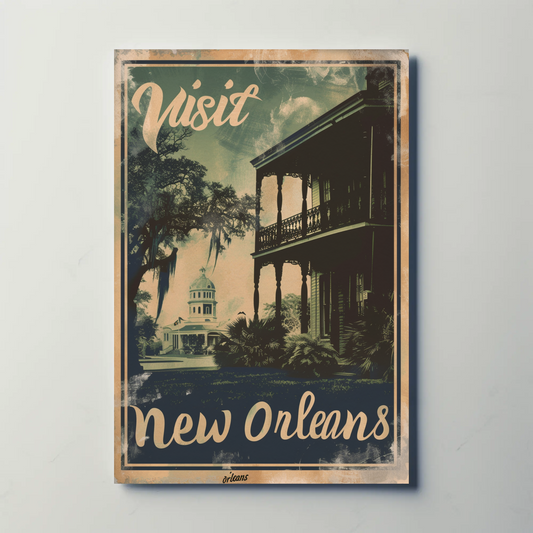New Orleans Vintage Poster