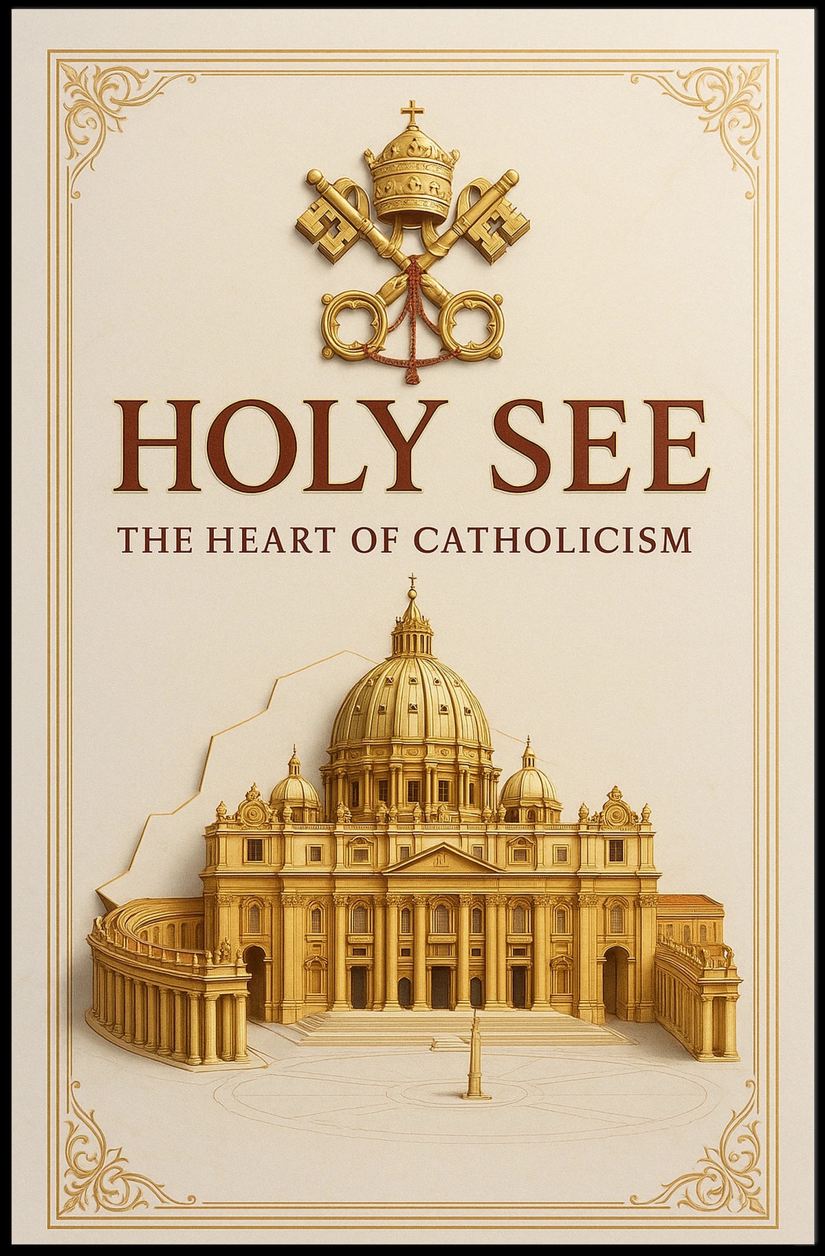 Holy See The Heart of Catholicism Poster
