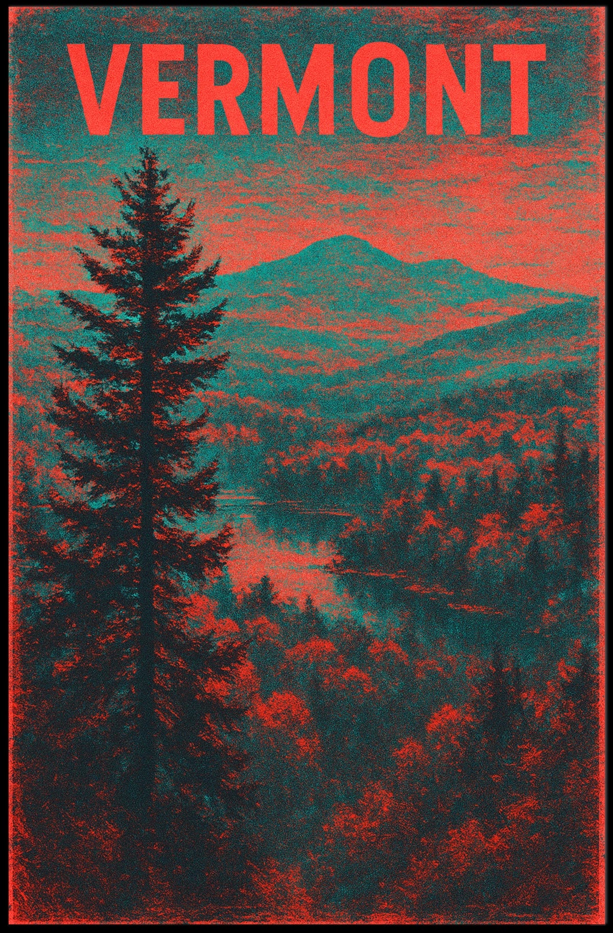 Vermont Landscape Poster