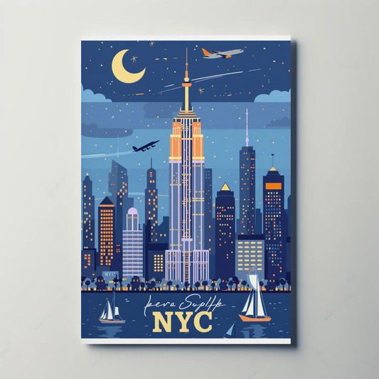 New York City Vintage Poster