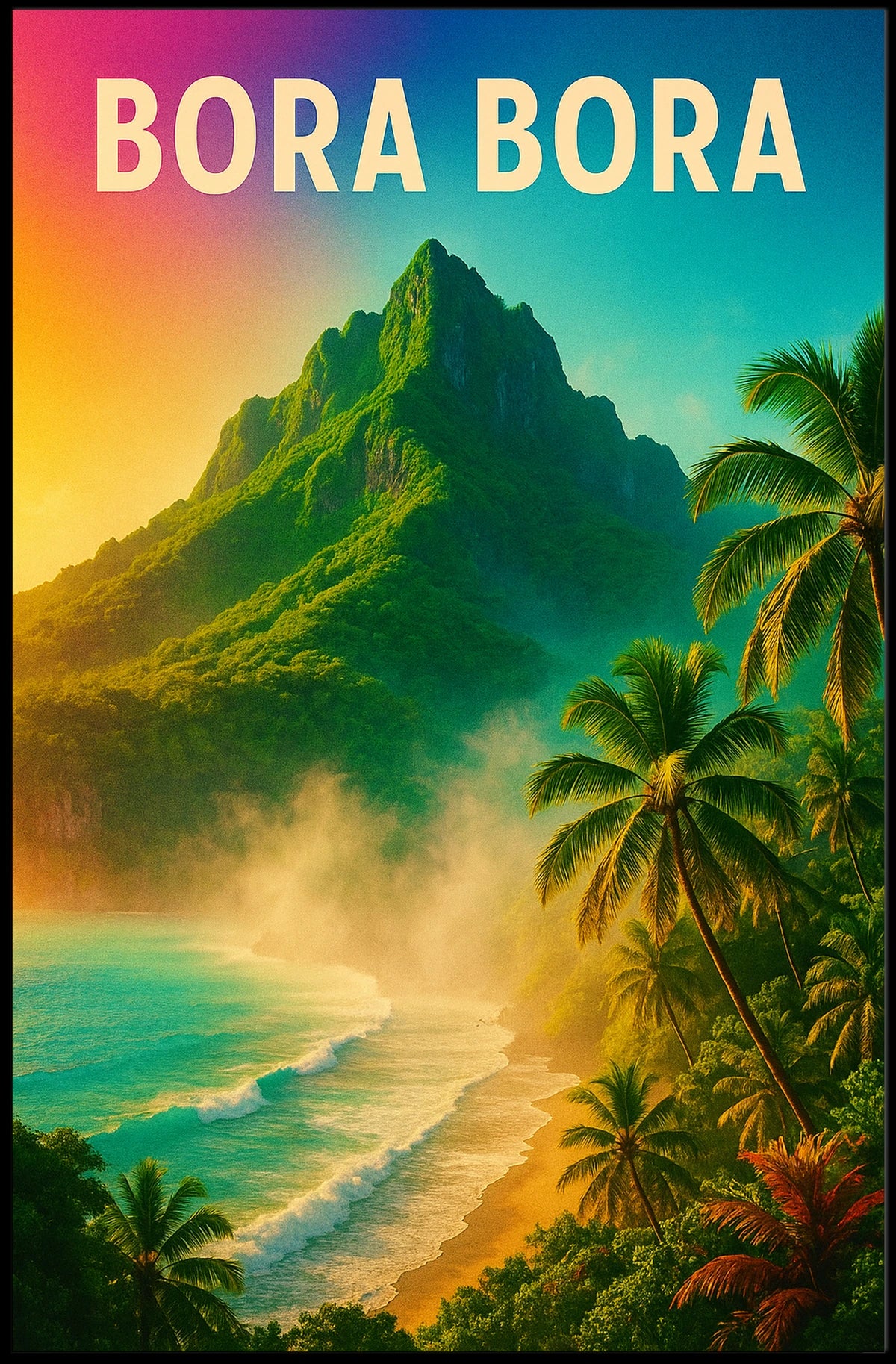 Bora Bora Paradise Poster