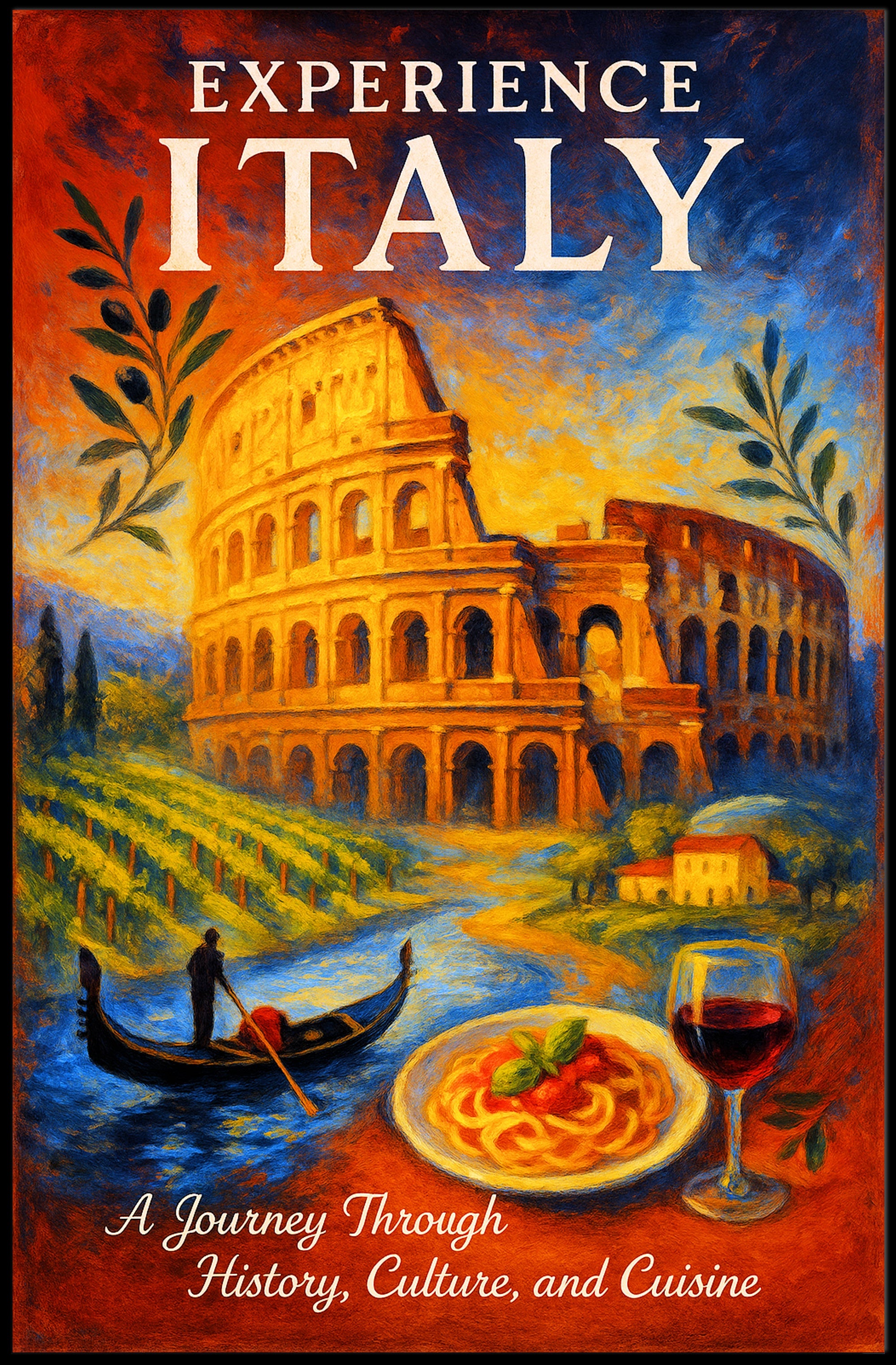 Experience Italy Poster PosterGoat