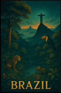 Brazil A Natural And Cultural Wonder Poster