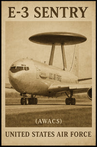 E-3 Sentry United States Air Force Poster