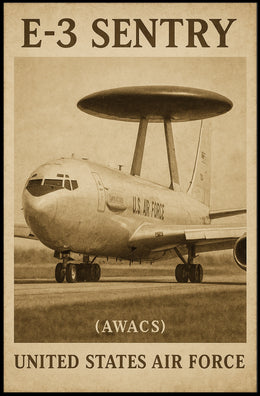 E-3 Sentry United States Air Force Poster