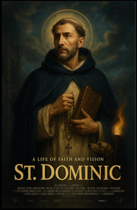 St Dominic Inspirational Religious Poster Wall Art