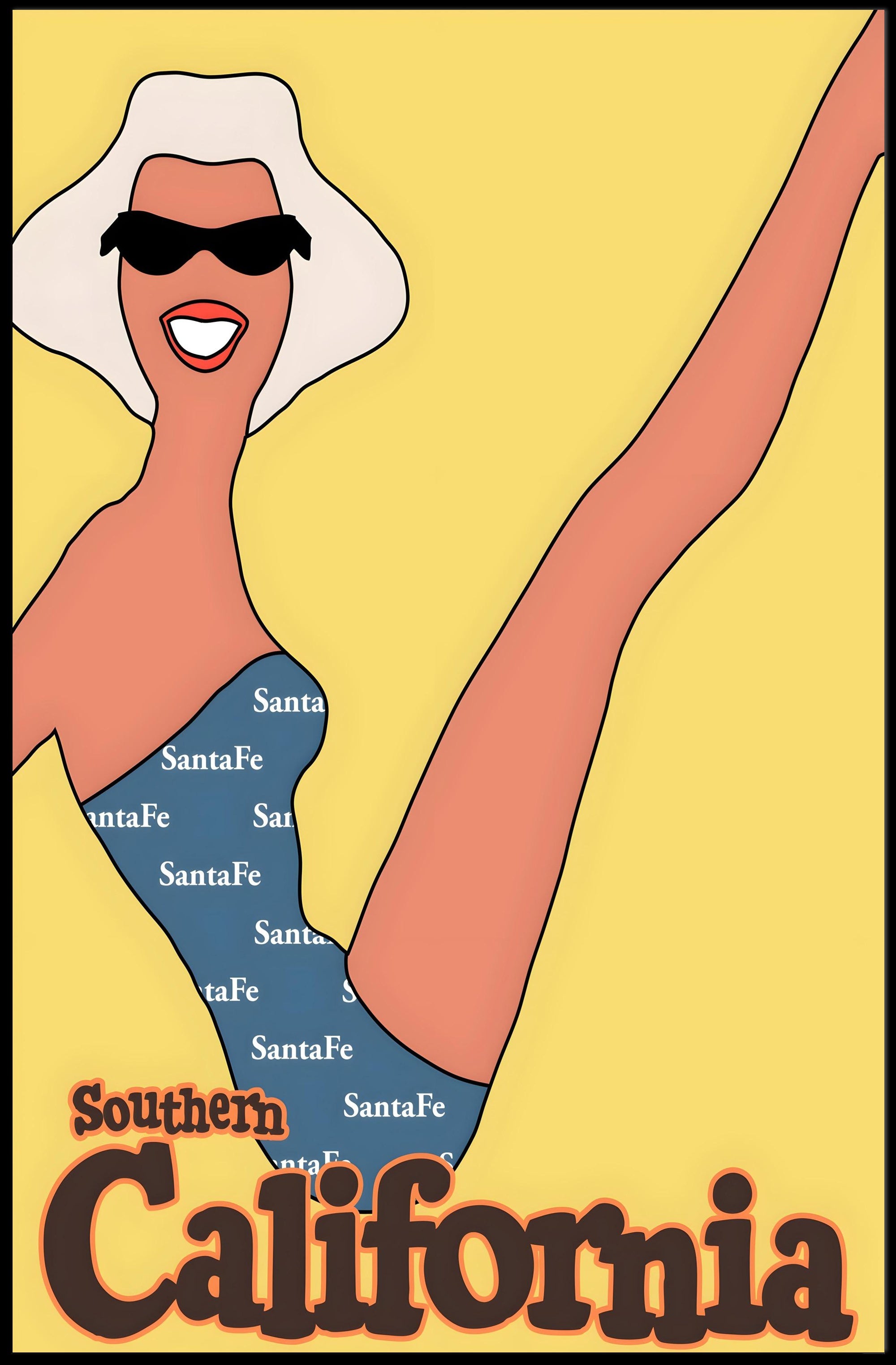 Playful Summer Vibes Pop Culture Poster