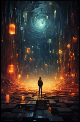 Journey Into The Digital Abyss Poster