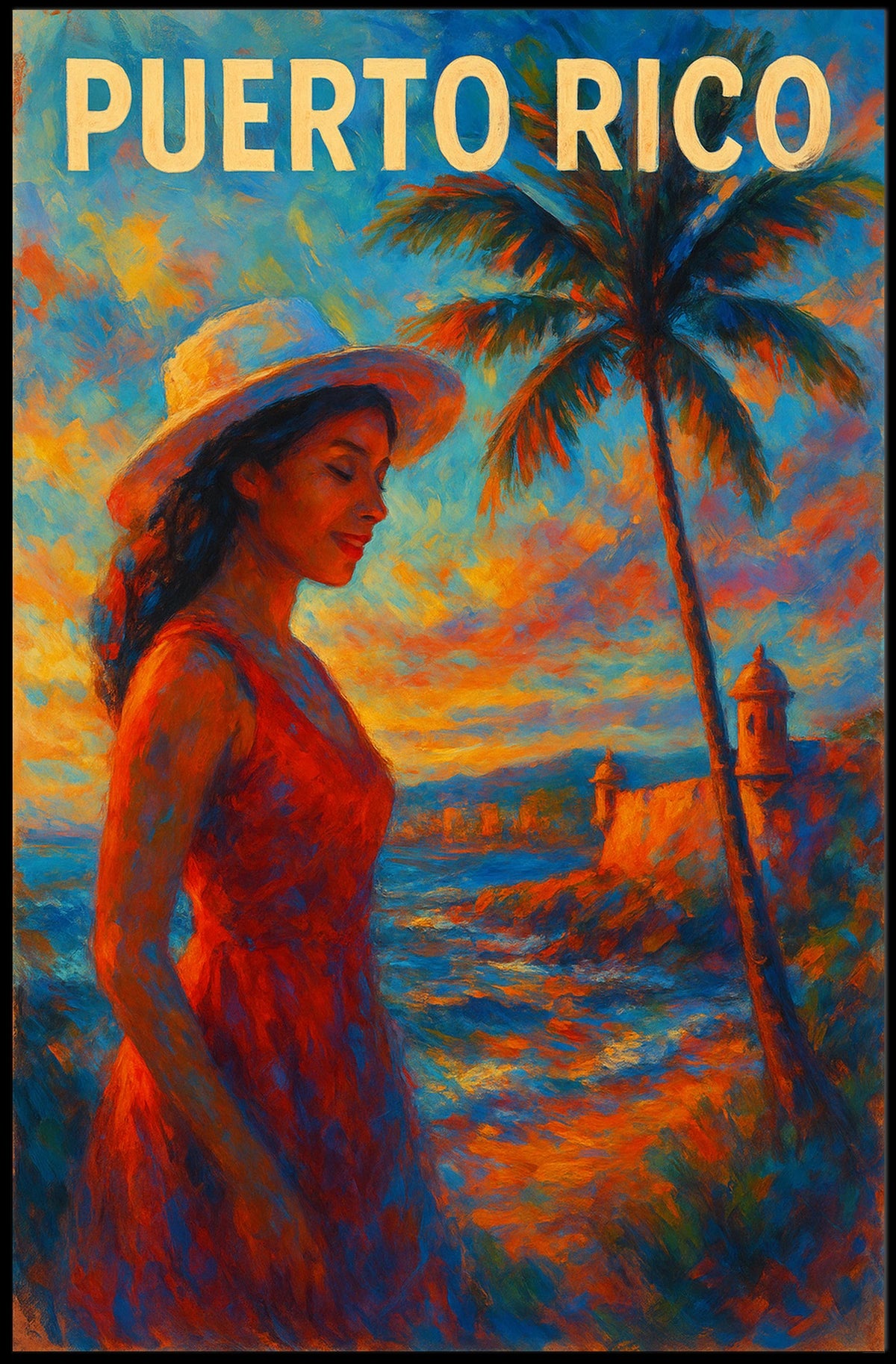 Puerto Rico Tropical Paradise Poster