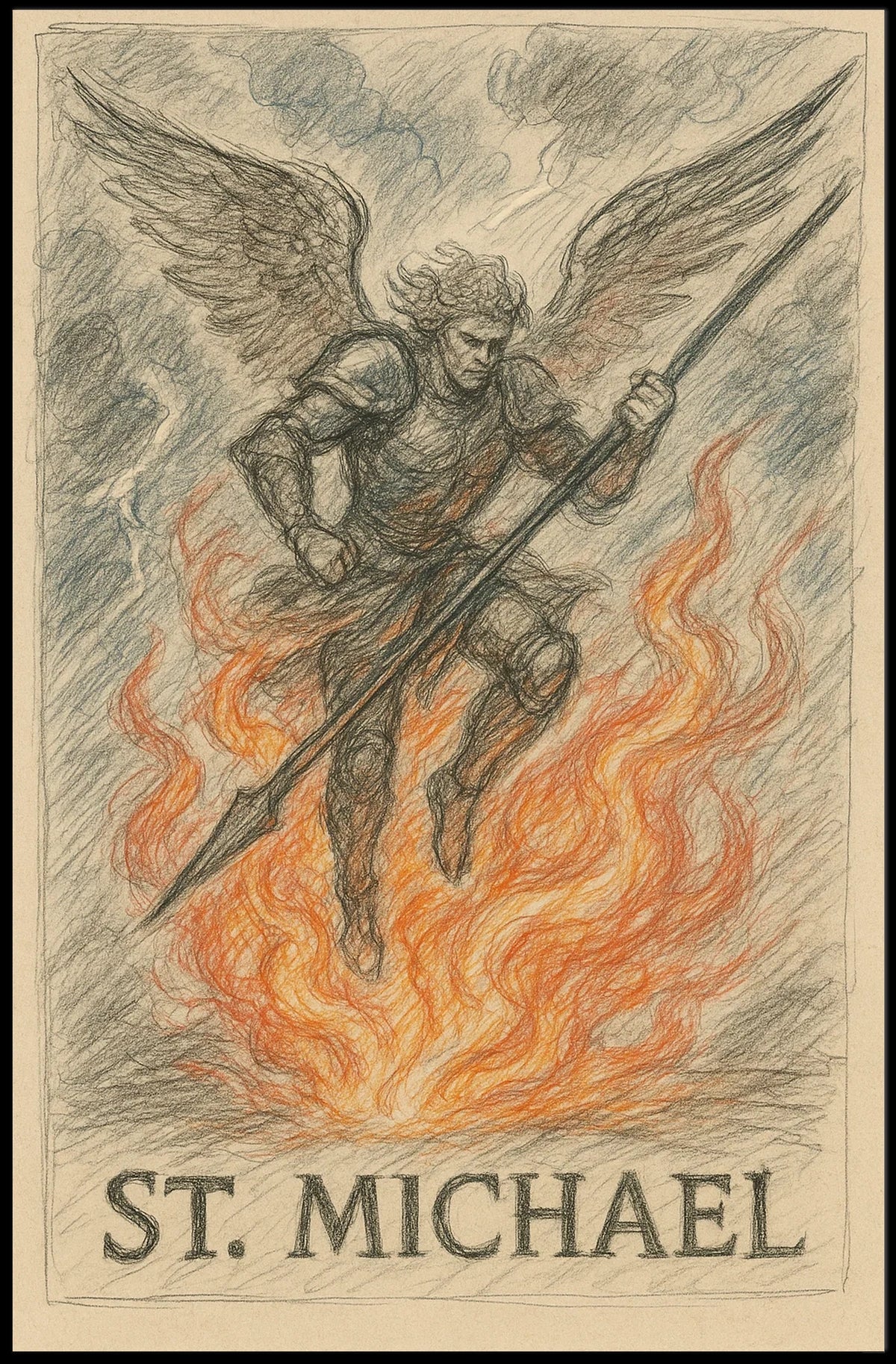 St. Michael The Archangel Poster