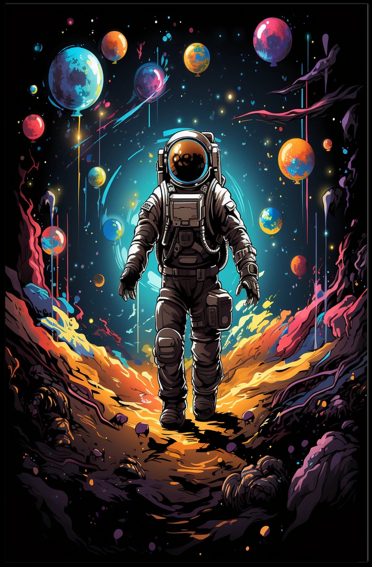 Cosmic Odyssey Journey Through the Surreal Universe