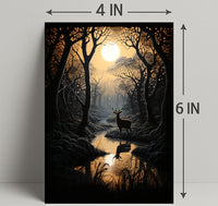 Enchanted Forest At Dusk Poster