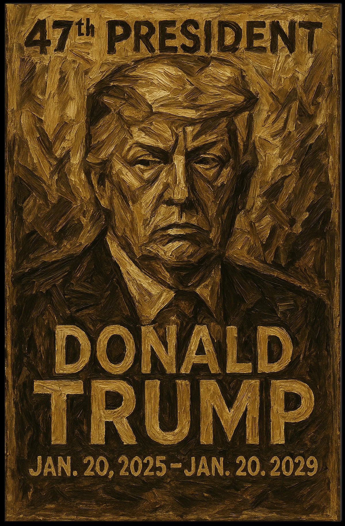 Donald Trump 47th President Poster