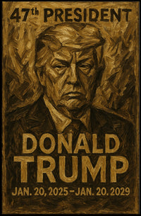 Donald Trump 47th President Poster