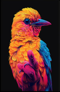 Vibrant Avian Art Poster