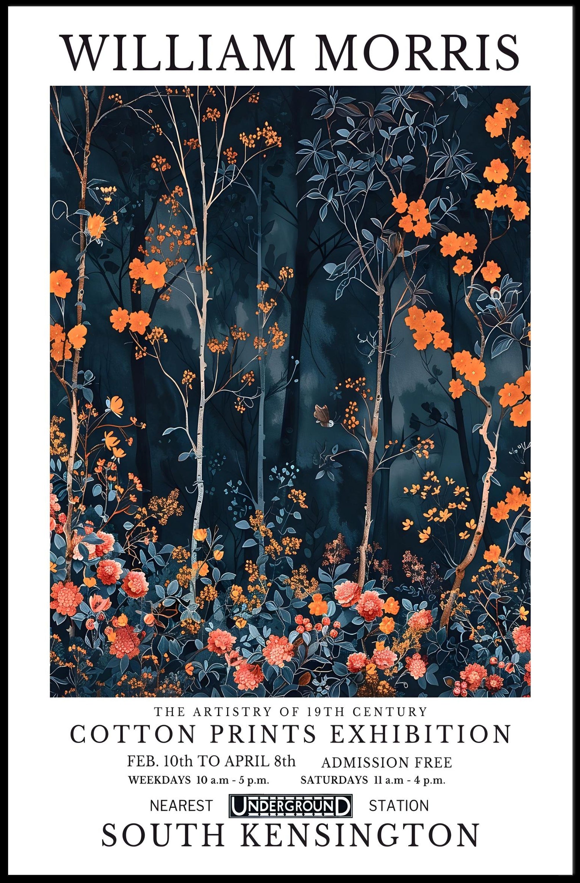 19th Century Cotton Prints Wall Art Poster