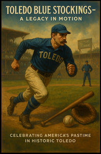 Toledo Blue Stockings A Legacy In Poster