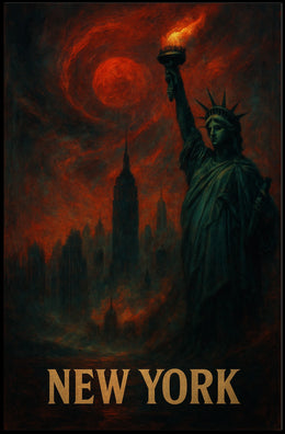 New York A Dystopian Vision Poster