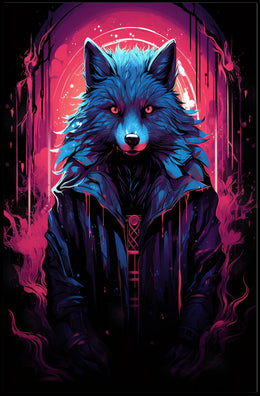 The Enigmatic Wolf Poster