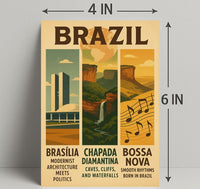 Discover Brazil Poster PosterGoat