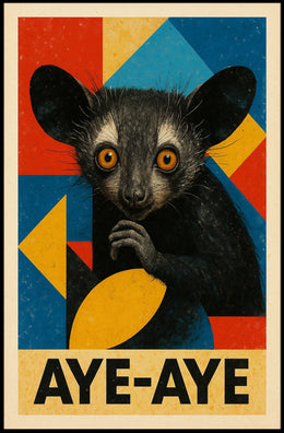 Aye-Aye Art Poster