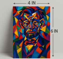 Cubist Historical Figure Art Print - Abstract or Artistic Poster