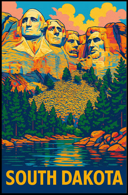 Mount Rushmore in South Dakota Poster