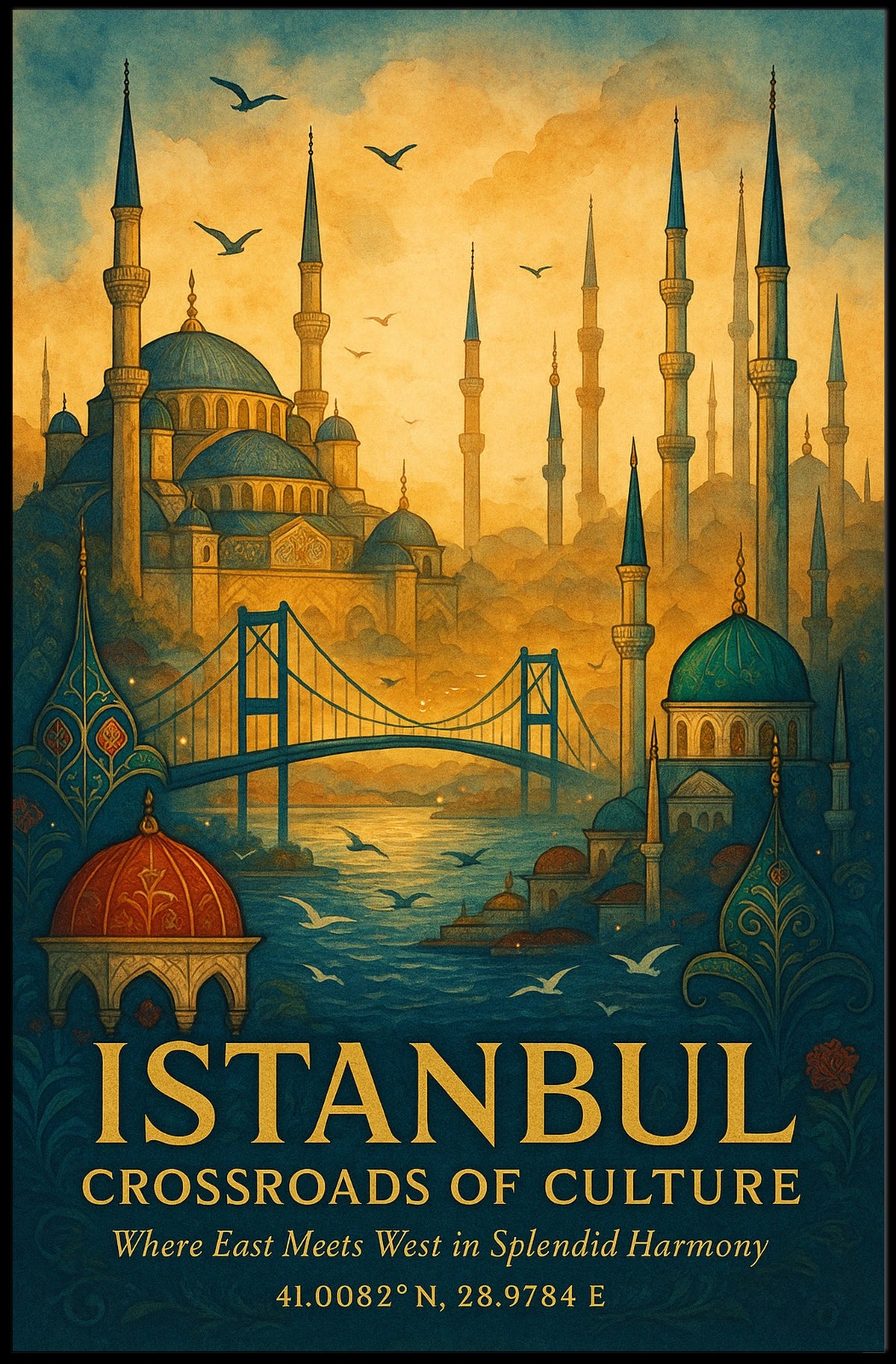 Istanbul Crossroads of Culture Poster