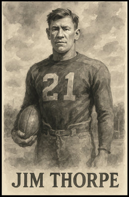 Jim Thorpe Athletic Legend Poster