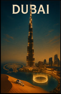 Dubai City Of Modern Marvels Modern Poster