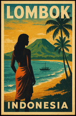 Lombok, Indonesia Poster