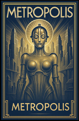 Metropolis  Art Deco Futurism Poster PosterGoat