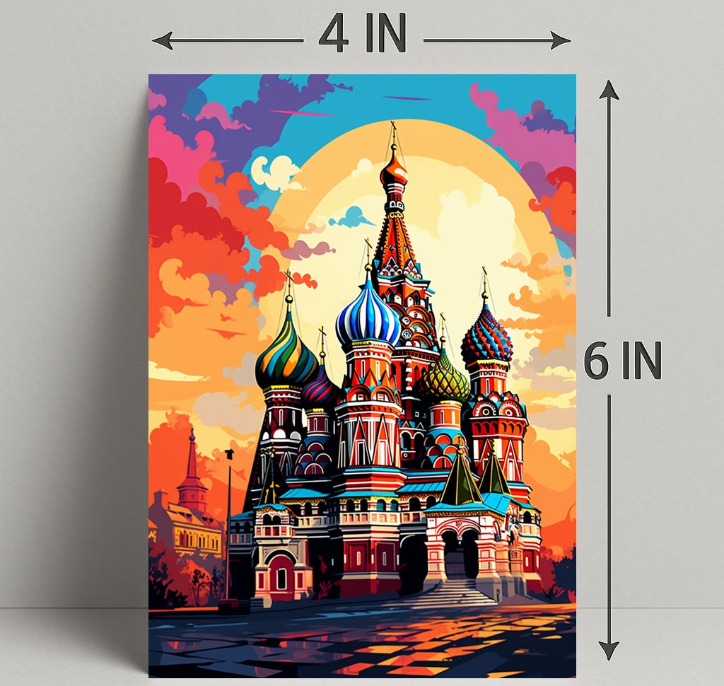 Vibrant St. BasilS Cathedral Poster