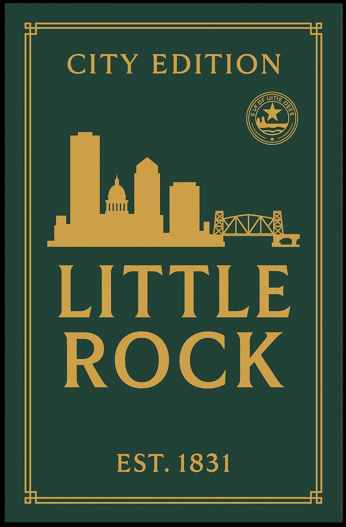Little Rock City Edition Poster