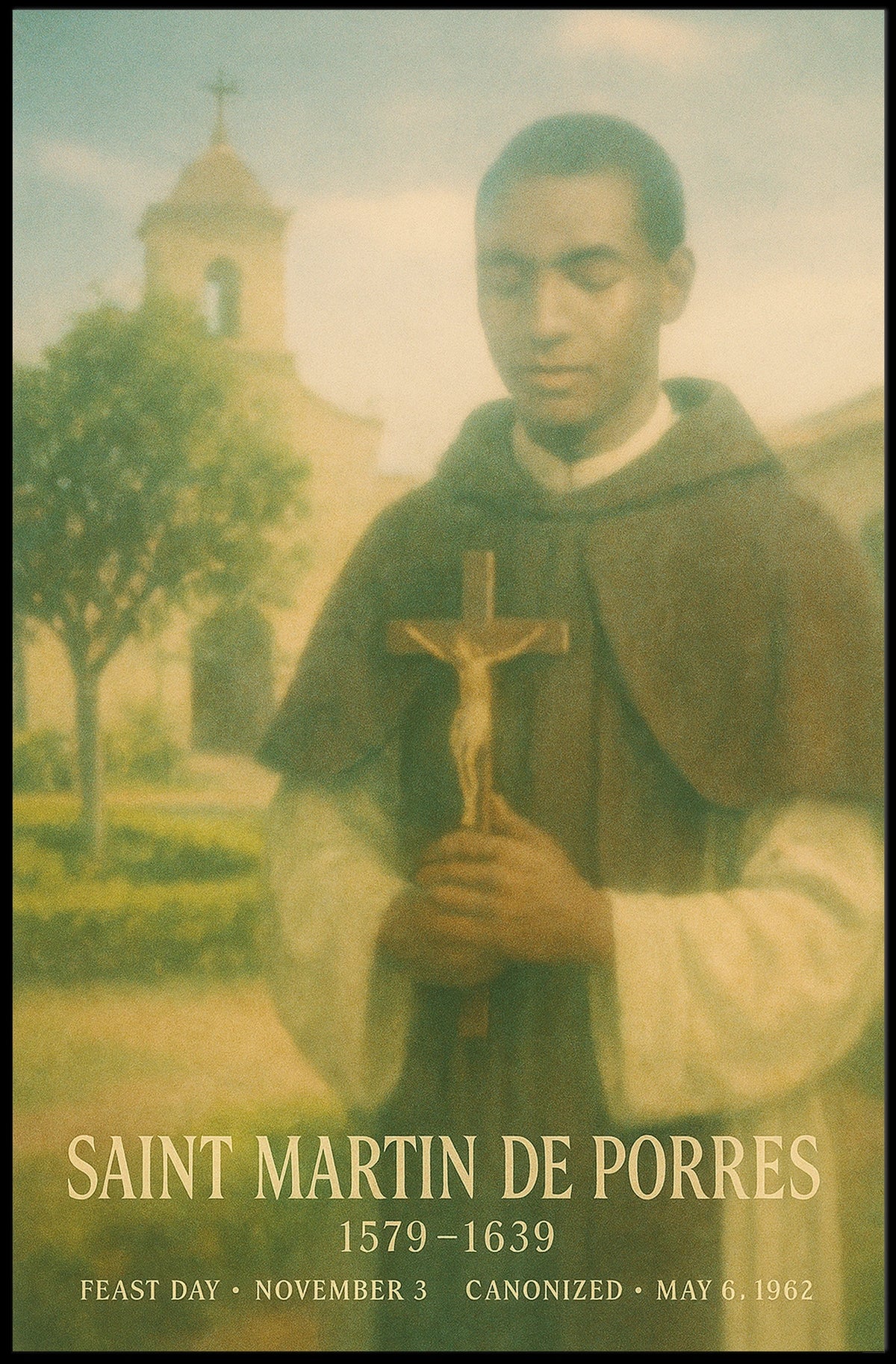 Saint Martin De Porres Poster