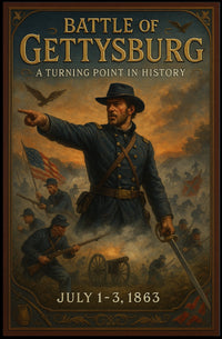 Battle Of Gettysburg A Turning Point Poster