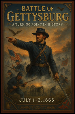Battle Of Gettysburg A Turning Point Poster