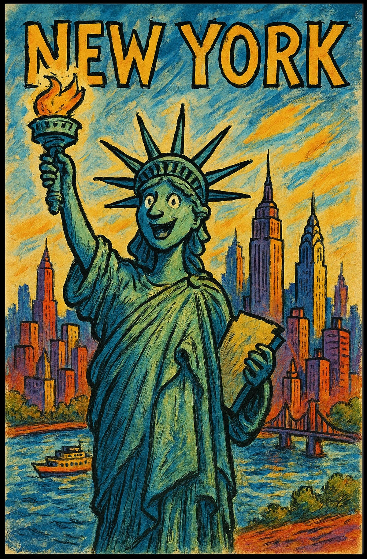 New York Vibes Poster