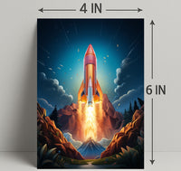 Rocket Launch Adventure Poster