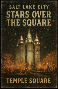 Stars Over Temple Square Poster