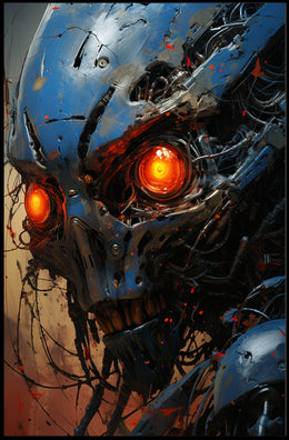 Cybernetic Visage Poster PosterGoat