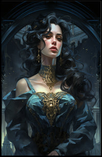 Enigmatic Elegance Poster