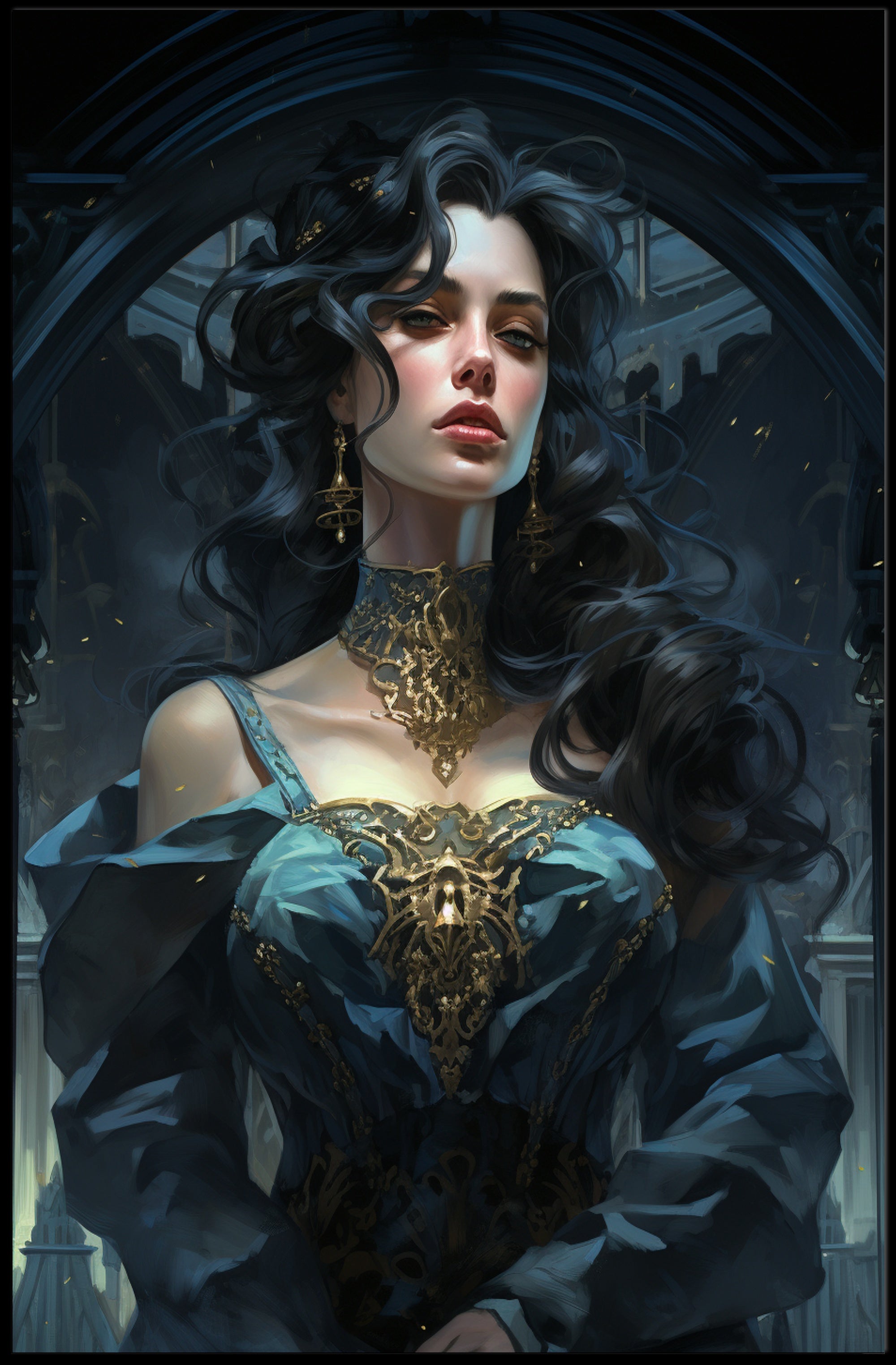 Enigmatic Elegance Poster