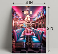 Retro Diner Vibes Retro Poster