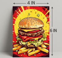 Burger Bliss Poster PosterGoat