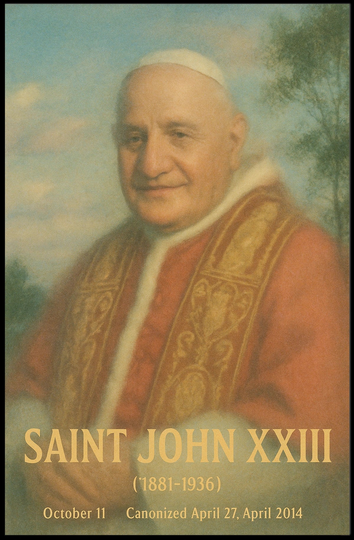 Saint John Xxiii Poster