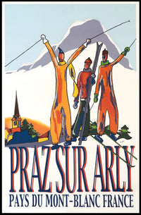 Praz Sur Arly Pays Du Mont-Blanc Poster