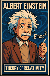 Albert Einstein Theory Of Relativity Poster