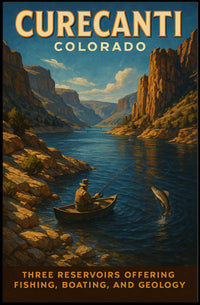Curecanti Colorado Adventure Poster